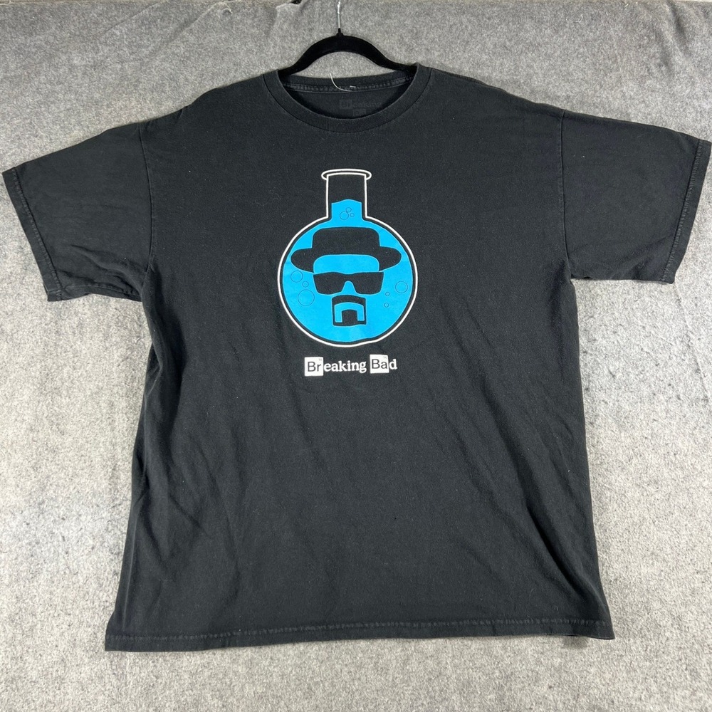 Breaking Bad Heisenberg T Shirt Mens Large Black Short Sleeve Graphic Streetwear